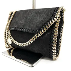 ✨良品✨ STTLLA McCARTNEY ステラマッカートニー ファベラ ショルダーバッグ チェーン ブラック 黒色 ユニセックス 男女兼用 メンズ レディース