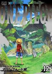 ONE PIECE 원피스 14th 시즌 마린포드편 R-12(제504화~제507화)[애니메이션 중고 DVD]렌탈 떨어진다