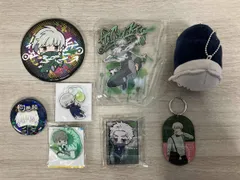 呪術廻戦  狗巻棘グッズ  8点セット アクリルスタンド  アクリルキーホルダー  缶バッジ  ぬいぐるみ