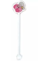 [중고] 칼 붙이 커비 (앉아) Summer 수베니아 아크릴 마들러 [별의 커비 Kirby Cafe 커비 카페 Summer 2022] 음료 메뉴 주문 특전