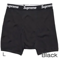 【新品】Supreme Hanes ボクサーパンツ 1枚 ブラック Lサイズ シュプリーム ヘインズ 下着 メンズ
