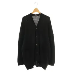パドカレ pas de calais ウール混カーディガン 36 ブラック /DO ■OSのサムネイル