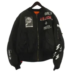 アンダーカバー　UNFINISHED アナーキー　MA-1 紺　XL アンダーカバー UNFINISHED アナーキー MA-1 紺 XL