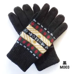 手袋 メンズ　ニット　手袋　フリースボア裏　グローブ