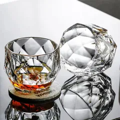 ウイスキーグラス ロックグラス 250ml  ２個セット ブランデーグラス ウイスキー　クリア グラス クリスタルグラス コップ ビアグラス ショットグラス