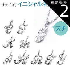 種類2:A/アズキチェーン45cmx0.1cm ハワイアンジュエリー ネックレス   【チェーン付】 ペンダントトップ ヘッド シルバー925 ロジウム コーティング | イニシャル 名前 プチ プルメリア 波 メンズ レディース プレゼント 誕生日 記念日