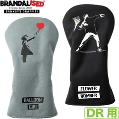 Banksy バンクシー ゴルフ BAHC-02D ドライバー用ヘッドカバー【Flower Bomber/フラワーボンバー Balloon Girl/バルーンガール】のサムネイル