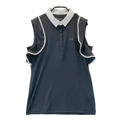 サイズ：1 23区GOLF ニジュウサンクゴルフ  ノースリーブポロシャツ  グレー系 [240101473450] ゴルフウェア レディース ストスト