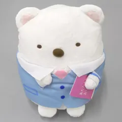 【中古】ぬいぐるみ 国語のしろくま先生ぬいぐるみ 「一番くじ すみっコぐらし学園」 B賞