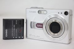 【返品保証】 カシオ Casio Exilim EX-Z50 3x バッテリー付き コンパクトデジタルカメラ  e455