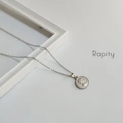 金属アレルギー対応★サージカルステンレス コインネックレス