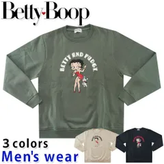 ベティちゃん 裏起毛 トレーナー メンズ スウェット ベティ ブープ グッズ BE1334-620A