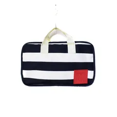 パーリーゲイツ PEARLY GATES × SAMSONITE RED サムソナイト・レッド トラベルポーチ トートバッグ ボーダー 紺 白 ■OFのサムネイル