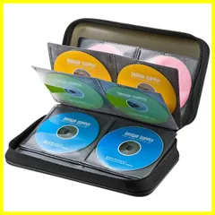96枚収納 BD/DVD/CD セミハード ブラック Blu-ray対応 メディアケース FCD-WLBD96BK サンワサプライ