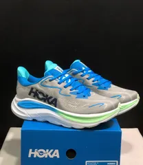 HOKAONEONE CLIFTON 10 クリフトン 10 スニーカー ランニングシューズ ランニング マラソ ランシュー グレー ブルー グリーンン