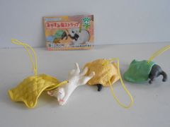 ♯Jvi27KTおやすみ猫ストラップ人気3種