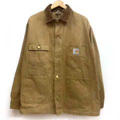 80's〜 carhartt カーハート　チョアコート　ベージュ　格安 80s carhartt カーハート ミシガンチョアコート ベージュ 44 XL | 古着