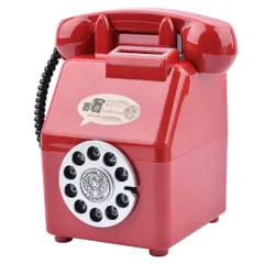 昭和レトロ・当時物】ダイヤル式 ピンクの公衆電話 1985年製