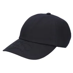 バーバリー BURBERRY コットンブレンド ベースボールキャップ 8085727 A1189 BLACKのサムネイル