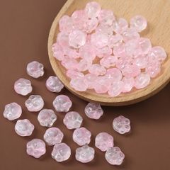 ブレスレット 用  天然水晶 上品 厳選 美しい 水晶玉 本水晶 透明度が高い 猫の爪:13 x13mm厚さ5 mm 天然石 パワーストーン創造力や決断力を高める 幸運を招く 開運 グッズ クリスマス 新年 プレゼント ビーズ通し ワイヤーとゴム付き 約50個