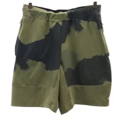 adidas アディダス 迷彩柄 ショートパンツ カーキ メンズ 古着