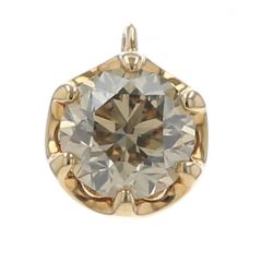 K18YG イエローゴールド ペンダントトップ ダイヤモンド 1.00ct