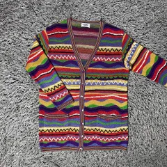 タグ付】MISSONIニットアンサンブルアシンメトリーレーヨン38