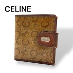 CELINE セリーヌ　2つ折り財布　PVC　ブラウン　252301248 I548