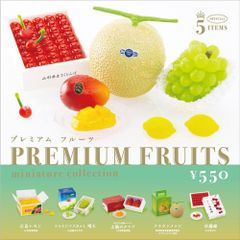 【全種類揃います】ケンエレファント プレミアム フルーツ ミニチュアコレクション 5種アソート ガチャ