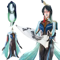 コスプレ衣装｜黒フリーナ（ウィッグ付き） Amazon.co.jp: 原神 フリーナ/黒フリーナ コスプレ衣装 フル