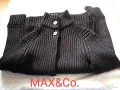908z マックス アンド コー 古着 ニット カーディガン レディース　ウール