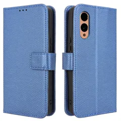 arrows We2 ケース 手帳 F-52E チェック柄 手帳 ケース 【Color】ブルーのサムネイル