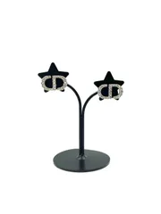 Petit CD ラインストーンスタッドピアス