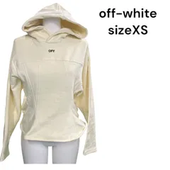 オフホワイト　メインレーベル　off-white 裏起毛　パーカー　スウェット　トレーナー　XS、5号　S5M093のサムネイル