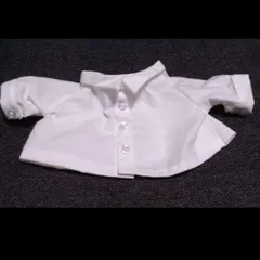 【再販21】ダッフィーシリーズ 受注生産 着せ替えぬいぐるみ Ｓサイズ用白ワイシャツ 90日以内配送