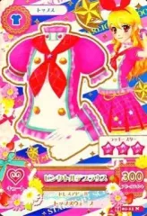 【中古】アイカツDCD 14 01-11[ノーマル]：ピンクトルテブラウス/星宮いちご