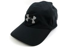 アンダーアーマー キャップ ランニング ベルクロ スポーツウエア 帽子 ブランド メンズ ブラック UNDER ARMOUR 【中古】