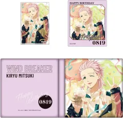 【中古】グッズセット 桐生三輝 メモリアルブック型スタンド 「WIND BREAKER」