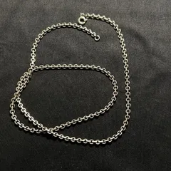 新品 シルバー 925 チェーン ネックレス Chain Necklace サイズ：全長約50cm シルバーアクセサリー メンズ レディース SILVER 925【UR】