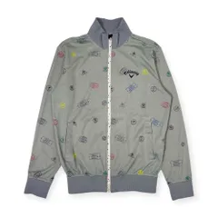 Callaway キャロウェイ 総柄 トラックジャケット ジャージ M/グレー/メンズ/ゴルフ