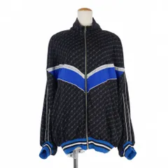 ステラマッカートニー STELLA McCARTNEY 19SS ロゴ モノグラムブルゾン トラックジャケット オーバーサイズ 36 黒 ブラックのサムネイル