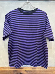 needles ボーダーtシャツ S 紫 中古・古着通販】Needles (ニードルズ) ボーダーTシャツ