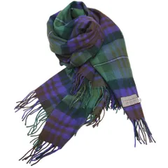 アイルオブスカイ [ロキャロン] Lochcarron of scotland 英国スコットランド製 超大判 ストール ラムズウール タータンチェック ブランケット ラグ 英国王室ご愛用 (アイルオブスカイ)