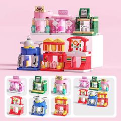 점포 메인 스트리트 레고 블록 호환 키트 LEGO 호환품 시티 지육 완구 선물 미니 피그 전국 무료우송 신품 미사용품 싼 추적 없음