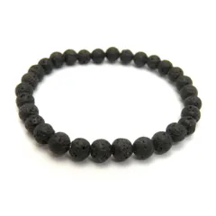 ラバ (溶岩) 6mm ブレスレット 天然石 パワーストーン