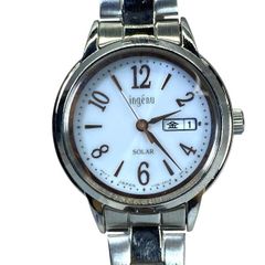 [Working Condition] SEIKO Ingenu Watch, Wristwatch, Accessory, 5 ATM Water Resistant, Solar Powered, Stainless Steel, Silver