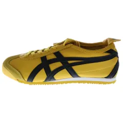 Onitsuka Tiger (オニツカタイガー) Mexico 66 メキシコ レザーレースアップローカットスニーカー イエロー レディース US5/23.5cm 1183C102