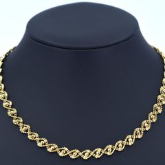 Ø*様 K18ゴールド ツイスト編み ネックレス - メルカリ