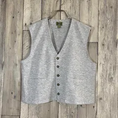 OLD UNIQLO 80s ユニクロ 無地 ベスト ジレ ジャケット M