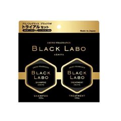 【トライアルセット】BLACK LABO アミノフレグランス シャンプー&トリートメント 各100ml 炭 泥 酵素 トリプルクレンジング 旅行用に 出張用に